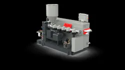 The solEX NG 105 model fills a size gap in Battenfeld-Cincinnati's single-screw extruder line, and features a new internal water supply. The solEX NG 105 model fills a size gap in Battenfeld-Cincinnati's single-screw extruder line, and features a new internal water supply.