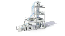 Reifenhäuser's Evo Gen3 blown film line is 30 percent faster than its predecessor.