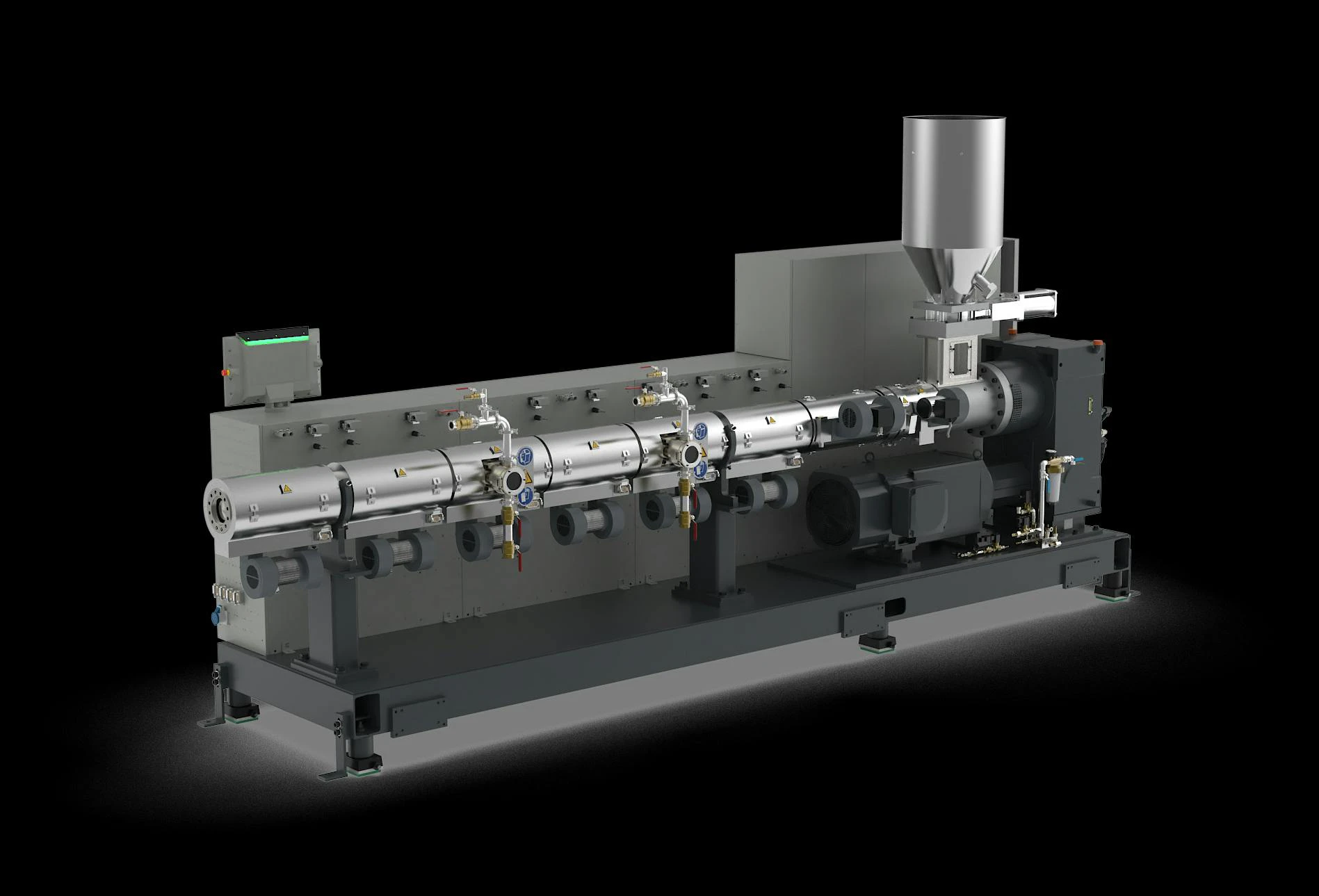 Battenfeld-Cincinnati's BC 120-40 DVT extruder has two independent degassing areas along its processing unit.