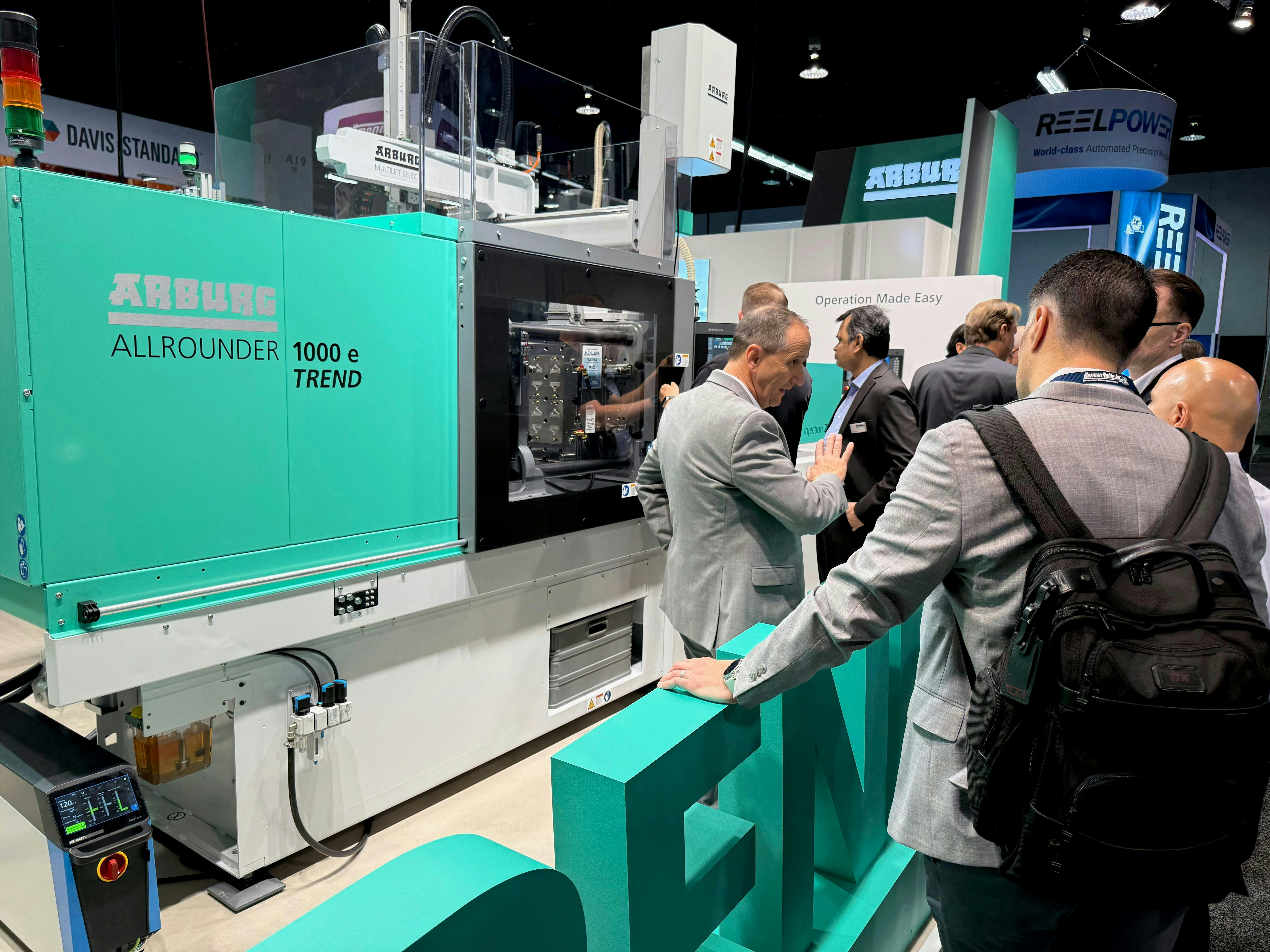 Arburg brought a new Allrounder Trend to MD&M West 2026.