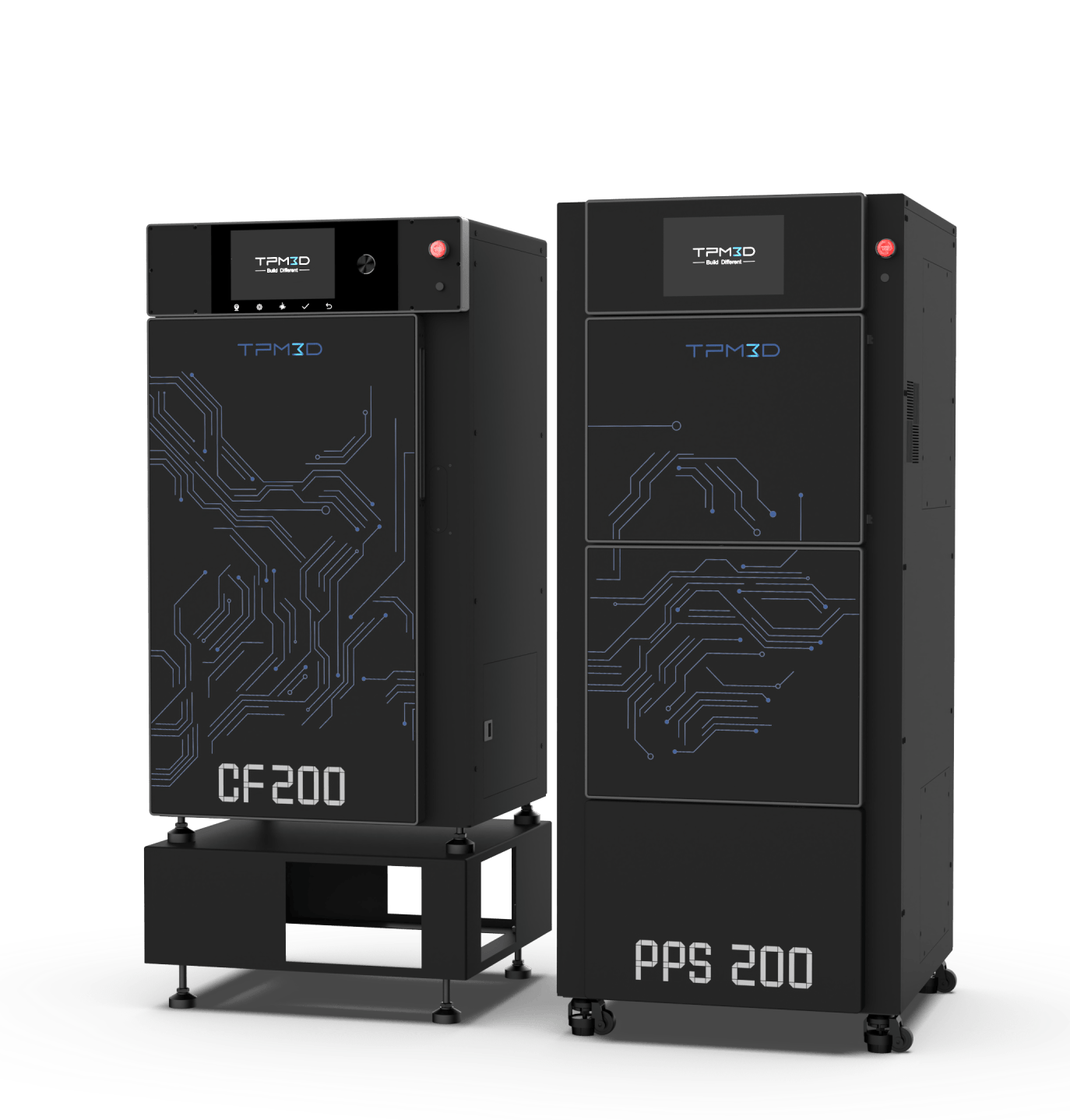TPM3D's new additive manufacturing package includes the CF200 SLS printer and the PPS200 powder-supply system.