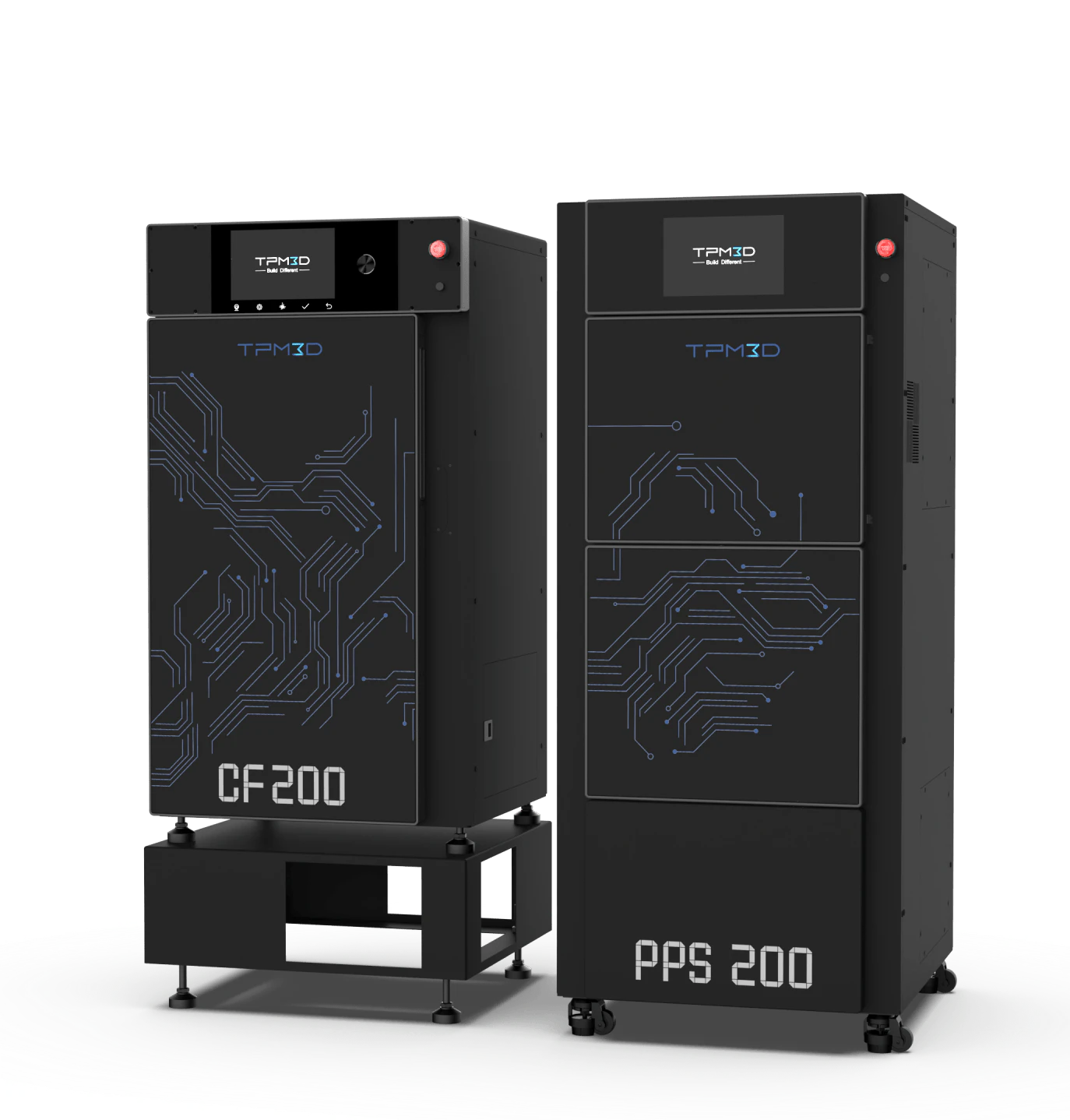 TPM3D's new additive manufacturing package includes the CF200 SLS printer and the PPS200 powder-supply system.