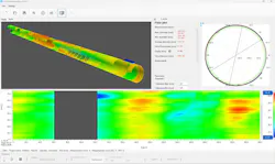 Citris generates a detailed 3D image of the extruder barrel's internal contours. Citris generates a detailed 3D image of the extruder barrel's internal contours.