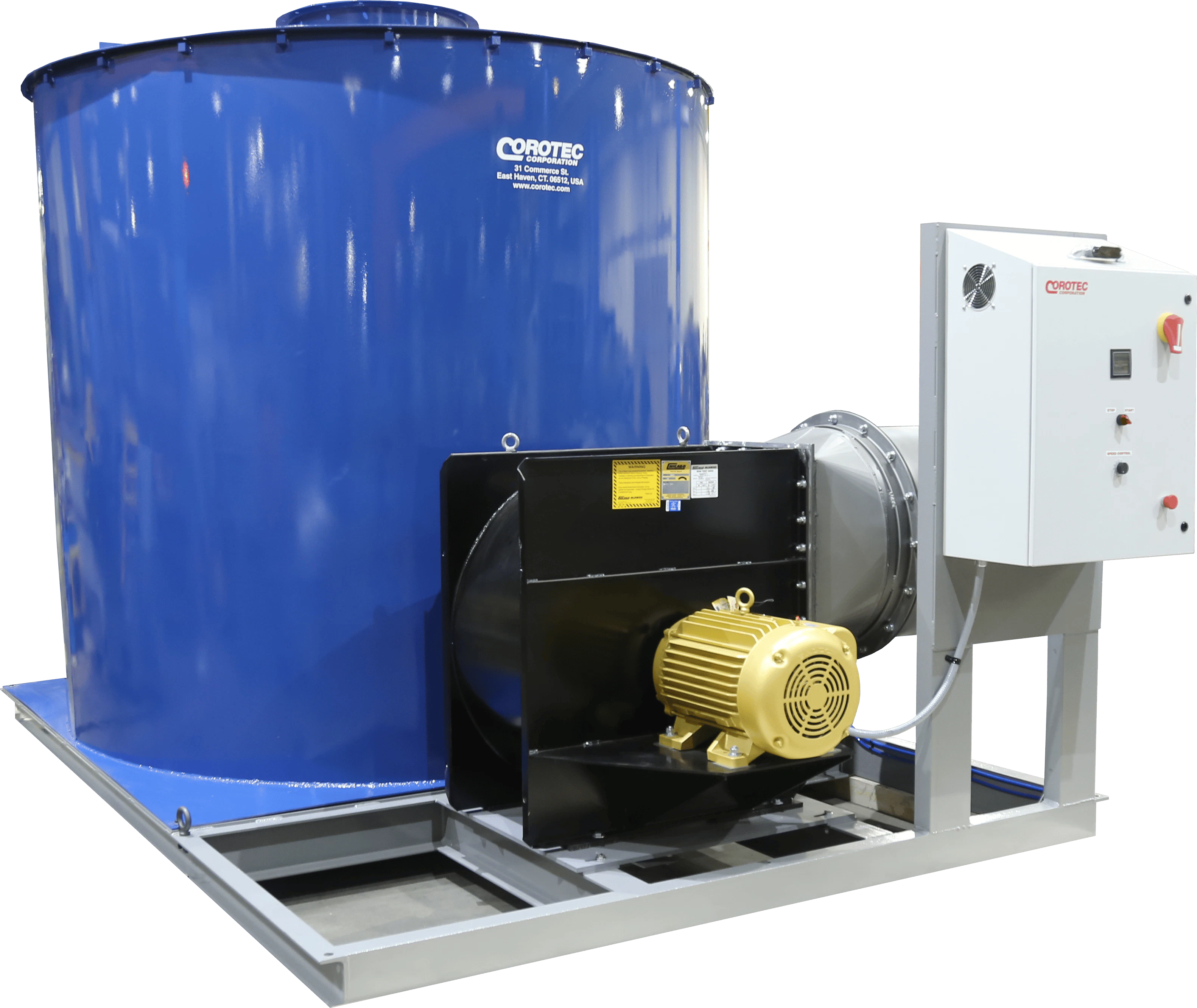 Corotec's NoZone removes and destroys ozone molecules, preventing equipment damage and ensuring worker safety.