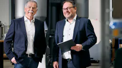 Ralph Klose, left, has taken over the position of CEO of the Citex Group from his father, Reinhard Klose, right.
