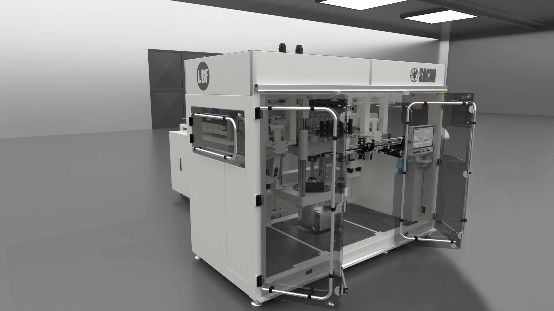 Sacmi has introduced the Linear Blow Forming system that compression-molds preforms, then produces containers with stretch blow molding.