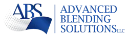 Advanced Blending Solutions blue and white logo Advanced Blending Solutions blue and white logo
