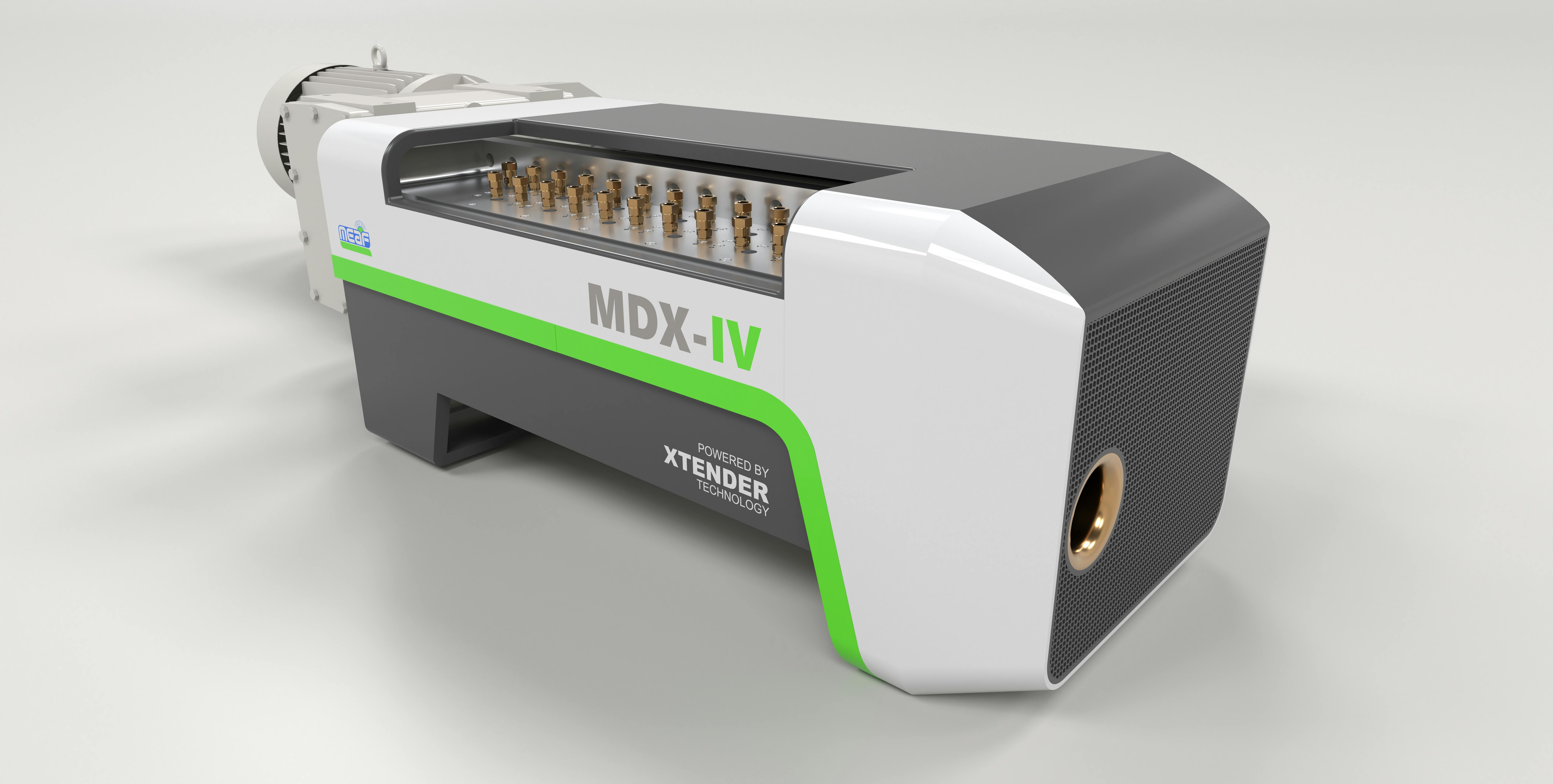 Meaf Machines' MDX-IV unit is designed to raise the intrinsic viscosity of recycled PET in the packaging, recycling and film and sheet production markets.