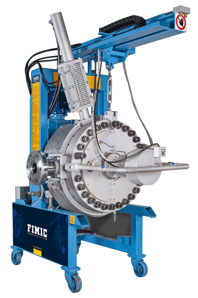 Fimic's FCS is a mechanical system with a dedicated mechanical piston that removes adhesives and other stubborn contamination from Fimic screens with 400mm, 500mm, 600mm and 700mm widths. FCS stands for forced cleaning scraper.