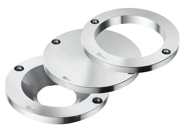 These Hasco locating rings can be used with the company's thermal insulating sheets.