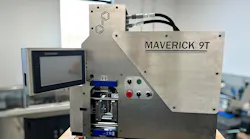 The Maverick 9T is a benchtop injection molding machine with 9 tons of clamping force.