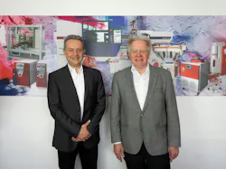 Starting in May, Michael Wittmann (left) and Werner Wittmann will jointly manage all business divisions of the Wittmann Group. Starting in May, Michael Wittmann (left) and Werner Wittmann will jointly manage all business divisions of the Wittmann Group.