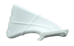This duct for Formula One vehicles was printed on the Selective Laser Sintering (SLS) system by 3D Systems. This duct for Formula One vehicles was printed on the Selective Laser Sintering (SLS) system by 3D Systems.