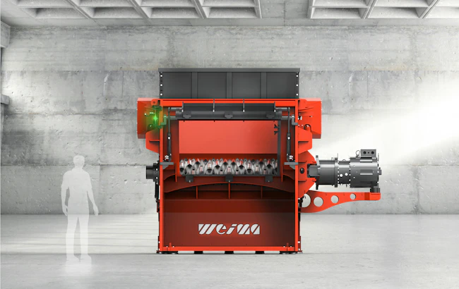 Weima's W5.22 shredder is the third and largest in the line.