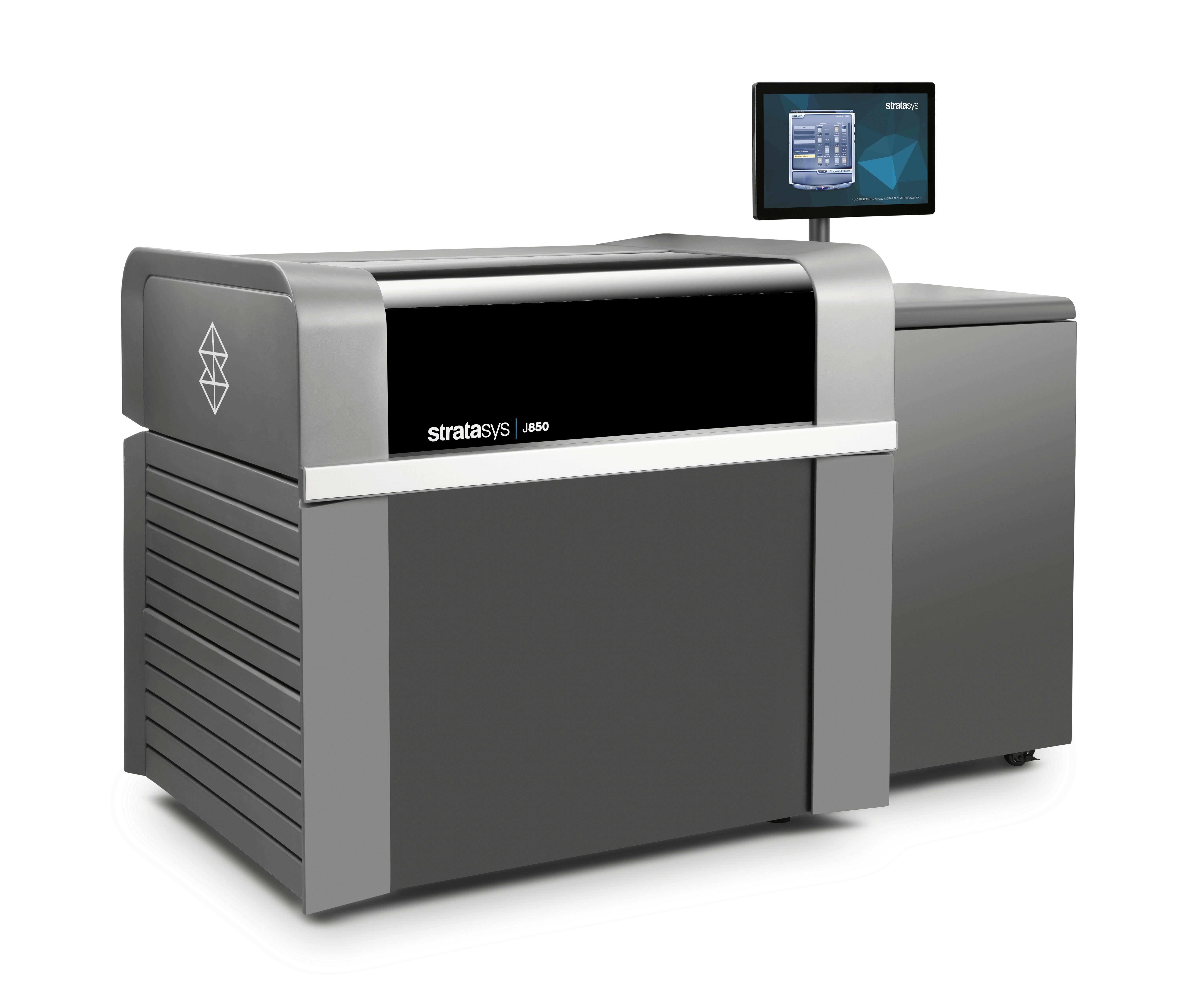 The Stratasys Polyjet J850 Core prints parts with smooth surfaces and fine details.
