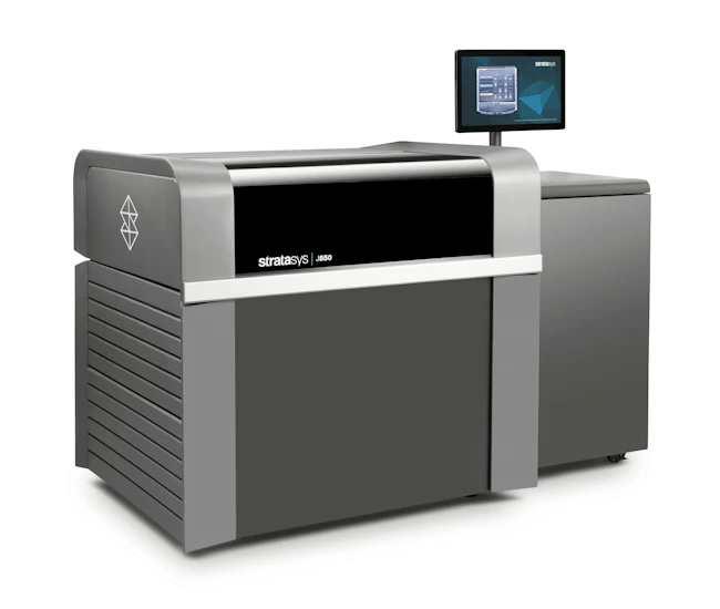 The Stratasys Polyjet J850 Core prints parts with smooth surfaces and fine details.