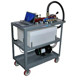 The Smartflow mold validation cart can be used by mold makers, processors or mold maintenance facilities. The Smartflow mold validation cart can be used by mold makers, processors or mold maintenance facilities.