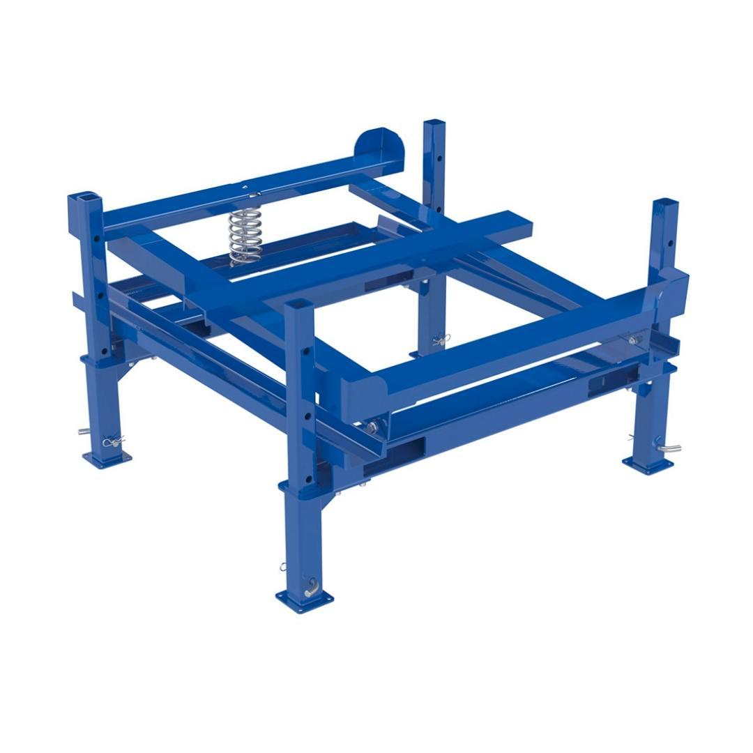 These IBC tilt stands are spring-loaded and come in several versions.