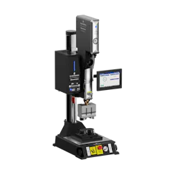 Branson's Polaris welding system has added two new actuators to expand its performance capabilities. Branson's Polaris welding system has added two new actuators to expand its performance capabilities.