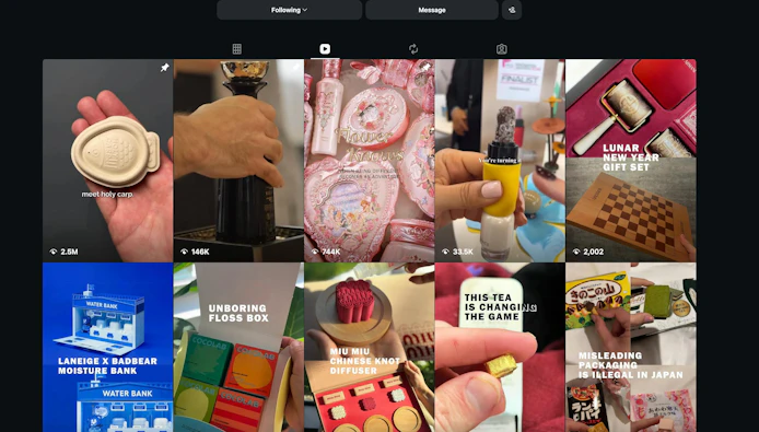 Paking Duck has used social media platforms, including Instagram, to build credibility and curiosity among customers and prospective customers of its custom packaging.