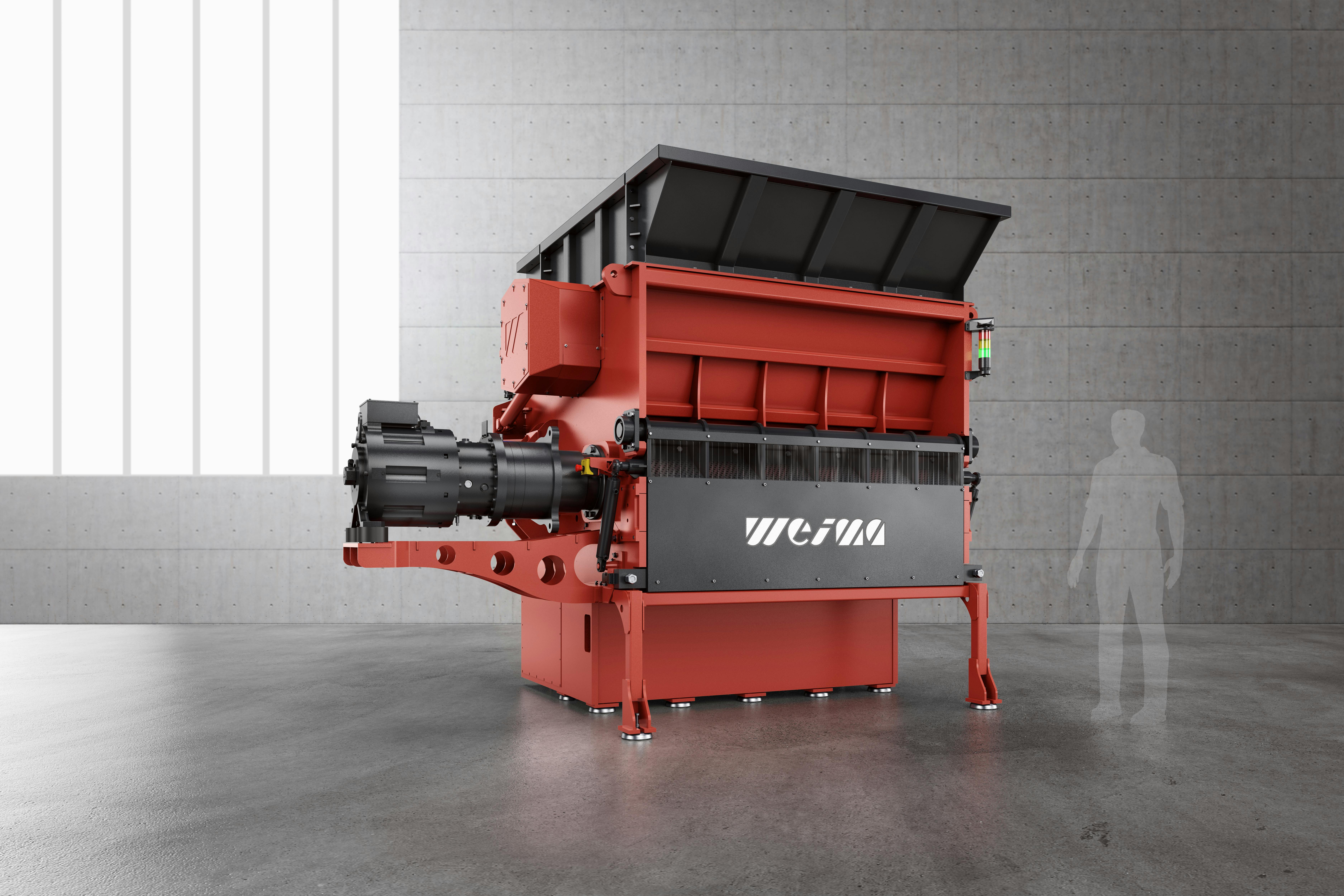 Weima's W5.22 is designed for hard plastics, films and tear-resistant fibers.