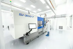 Rosti made space for a clean room by moving multiple injection molding machines. Rosti made space for a clean room by moving multiple injection molding machines.