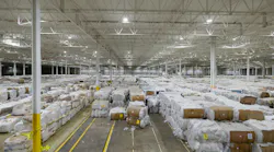 PE film feedstock at Nova Chemicals' recycling facility in Connersville, Ind.