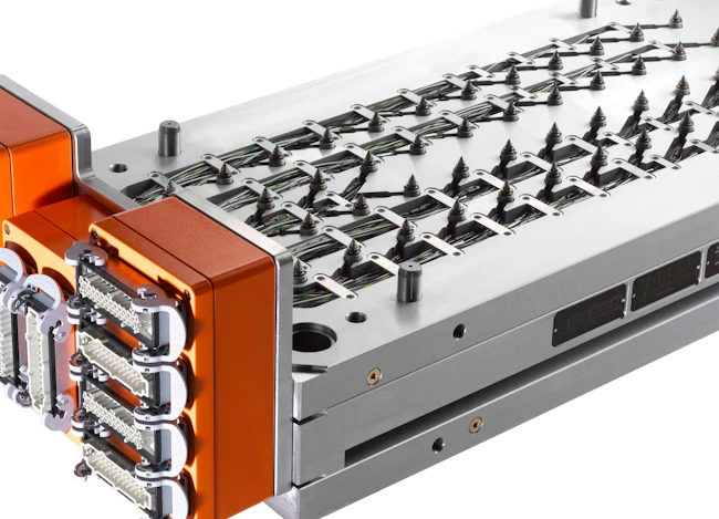 Hasco's H4400 hot runner system is tailored for the mold and application.