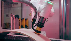 The OmniVance surface finishing cell incorporates an ABB GoFa cobot.
