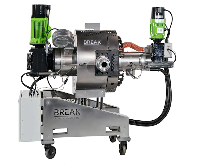 Break Machinery's Duo line of filters can handle highly contaminated material.
