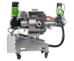 Break Machinery's Duo line of filters can handle highly contaminated material.