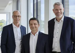Sikora's management team includes, from left, Holger Lieder, Alaaddin Aydin and Christian Frank, who has handed over CEO responsibilities to Aydin.
