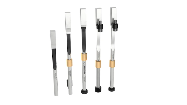 Cumsa's sprung core technology for small undercuts was introduced in 1995 with the PP (left). The newest version is the PZ (right).