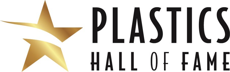 Plastics Hall of Fame logo with gold star