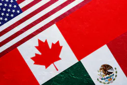 Flags of the U.S., Canada and Mexico