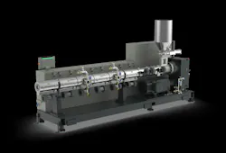 Battenfeld-Cincinnati demonstrated its Dual Vent Technology on a BC 120-40 DVT extruder at K 2025.