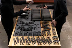 The Fuse X1 has high packing density to produce multiple parts per build.