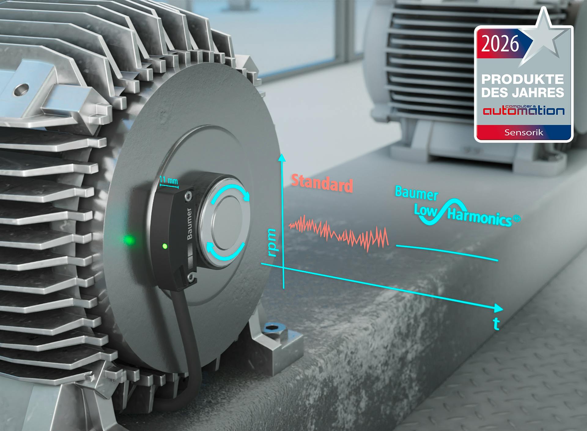Baumer&rsquo;s EB260 encoder merges the precision of optical sensing with the durability and cost-efficiency of magnetic systems.