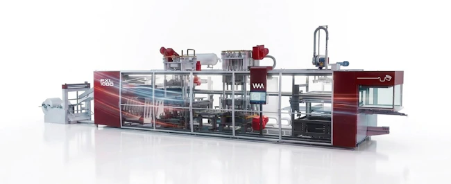 WM&rsquo;s new FXL1000 thermoforming machine.