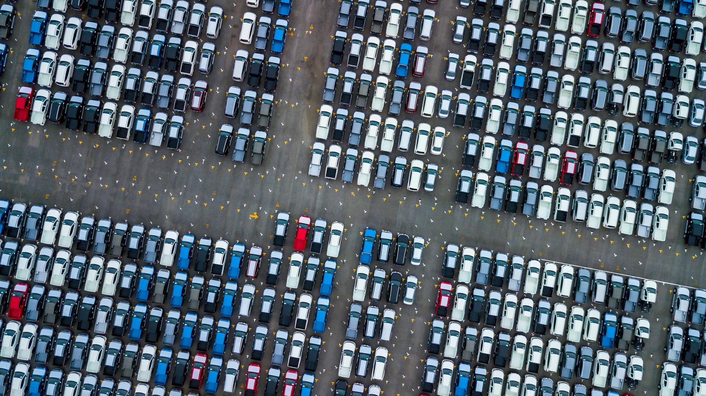 Automotive inventory ready for sale.