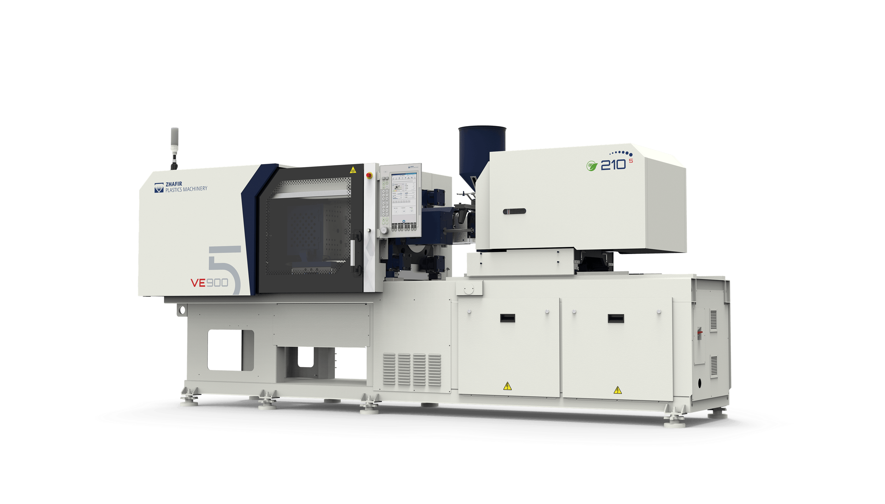 Fifth-generation injection molding machines from Absolute Haitian, such as this Zhafir Venus 5 all-electric, come with AI-powered features as standard.