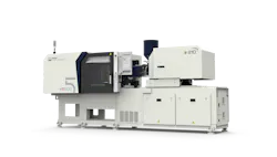 Fifth-generation injection molding machines from Absolute Haitian, such as this Zhafir Venus 5 all-electric, come with AI-powered features as standard.