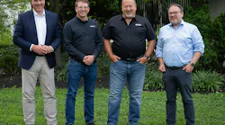 From left: Jan Lohoff, CEO and managing director of Inoex; Adam M. Grier, president of IDoo; Peter Zut, president of Inoex; and Ralph Klose, CEO of Citex.