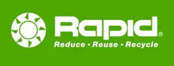Green and white Rapid Granulator logo
