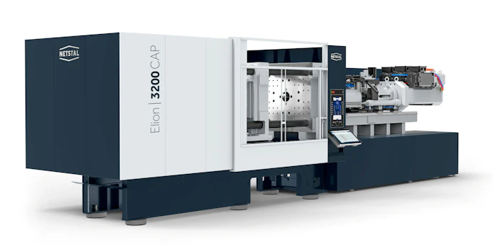 Netstal's Elion CAP series of injection molding machines is designed for production of closures.