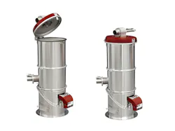 Wittmann's Feedmax Clean 300 vacuum material loaders have an integrated dedusting function for handling higher throughputs.