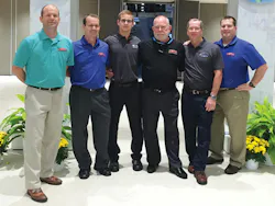 'Team Forgash' at NPE 2015 included, from left, Jim, Jeff, Josh, Tony, John and Jason Forgash.