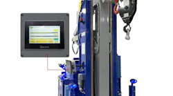 This crane includes Globeius' key-card access system for traceability.