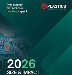 Cover of 2026 Size and Impact Report from the Plastics Industry Association (PLASTICS)