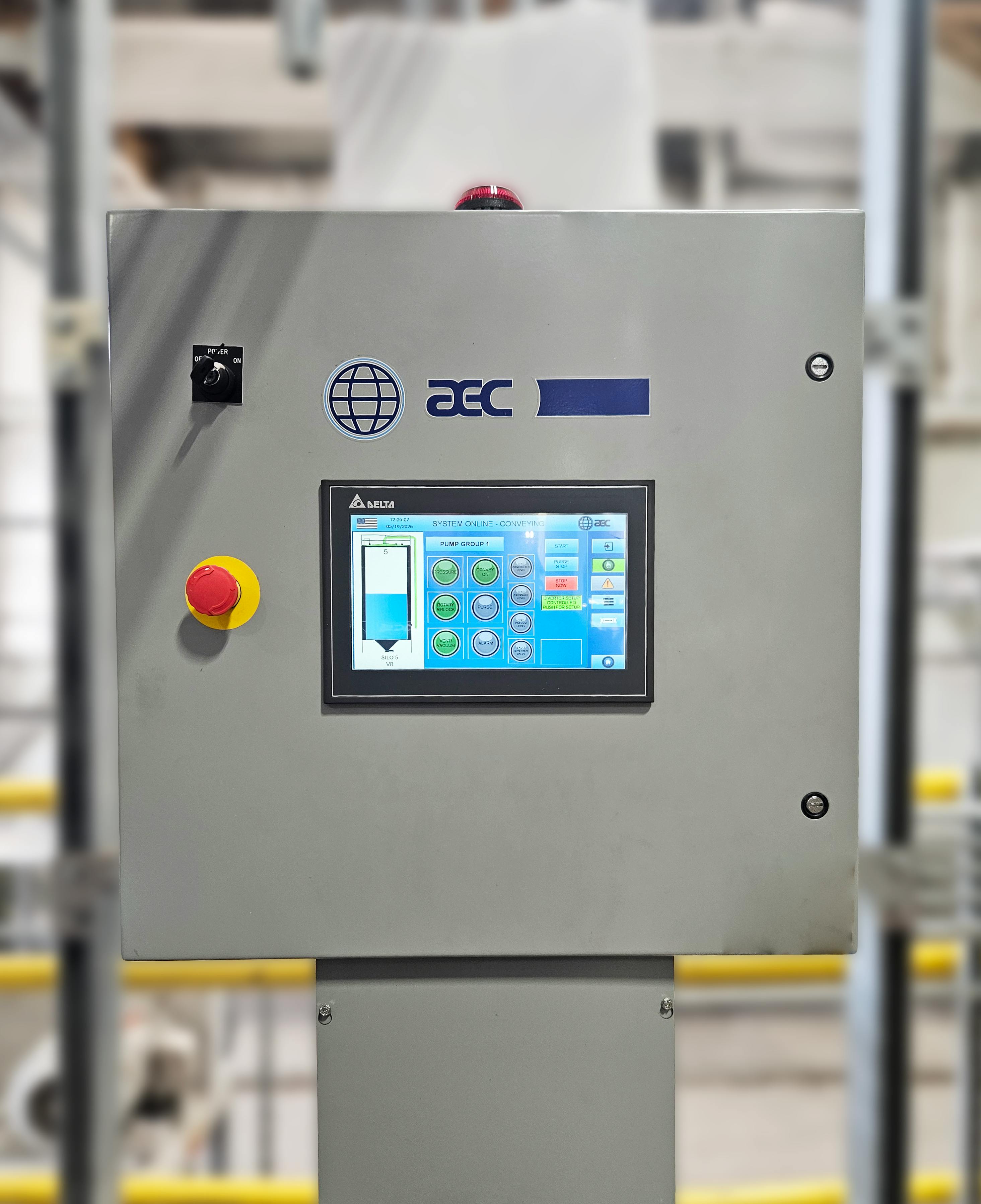 AEC's VacTrac ATLAS offers integrated control and monitoring of material conveying operations.